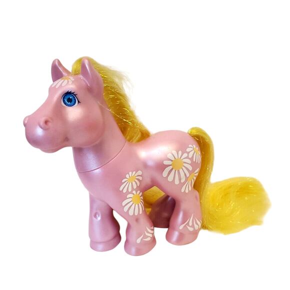 Vintage Cabbage Patch Kid Pony Princess Pink Daisy Magic Meadow 1992 Yellow Pink - Picture 1 of 9